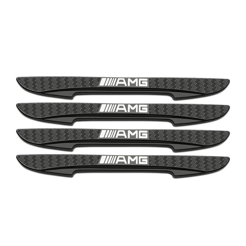 GLC GLB 4Pcs Car Styling Side Door Edge Protection Anti-collision Sticker For Mercedes Benz AMG W177 W176 X166 X167 C257 C218 X