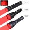 500 Yard 501B/C8/C8s Professional Green Red LED Hunting Flashlight Tactical 1-Mode Torch USB Rechargeable Lantern Power by 18650