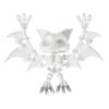 Напечатанная на 3D подвесная фигурка летучей мыши с подвижными суставами, фигурка летучей мыши, шарнирная модель летучей мыши
