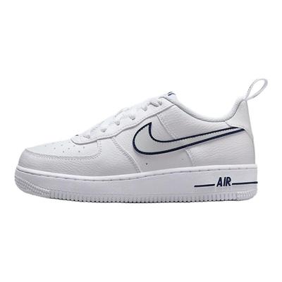 Air Force 1 Lv8 Кожа Универсальные Удобные Прочные Низкие Повседневные Кроссовки Детские кроссовки Белые IB2883-100