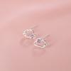 Cloud Stud Earrings Women Raise Ear Holes Niche Design Sense Summer Zircon Earrings Earrings Light Luxury