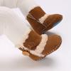 Winter Baby Boots Button Design Plush Shoes Kids Boots