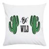 Fashion Home Decoration Hand Drawn Cartoon Cactus Print Super Soft Pillow Cover Office Seat Cushion Cover