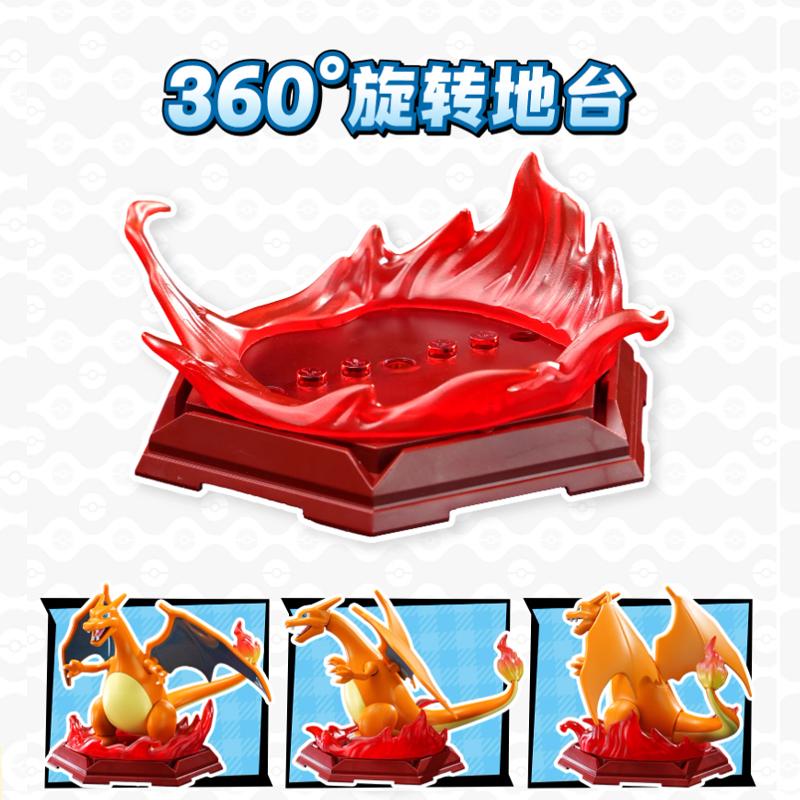 Original  Pikachu Charizard Gengar Snorlax Piplup Clockwork Action Figure Pocket Monster Model Children Birthday Gifts