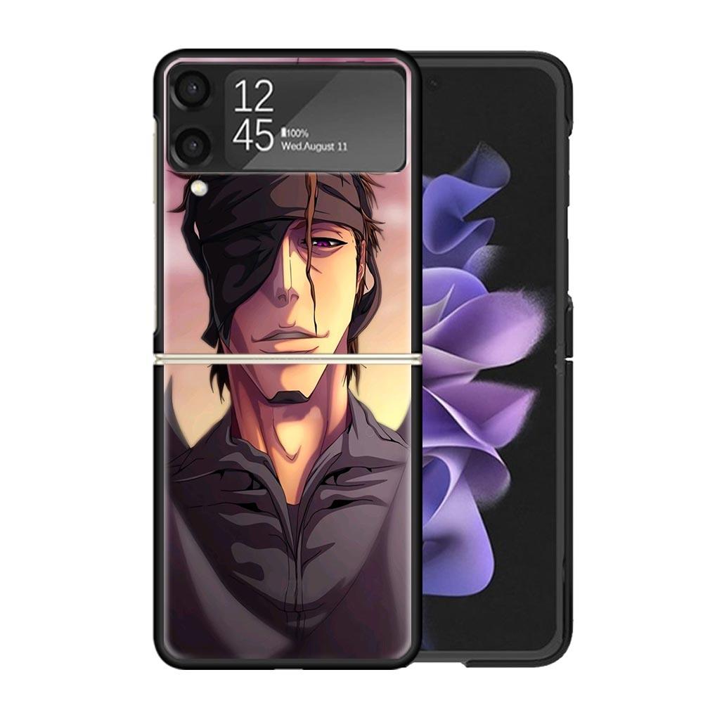 Айзен Соуске Блич Чехлы Для Samsung Galaxy Z Flip 4 5 6 7 3 Z Flip7 Flip6 Flip4 Flip5 Flip3 5G Жесткие Ударопрочные Fundas Чехол G