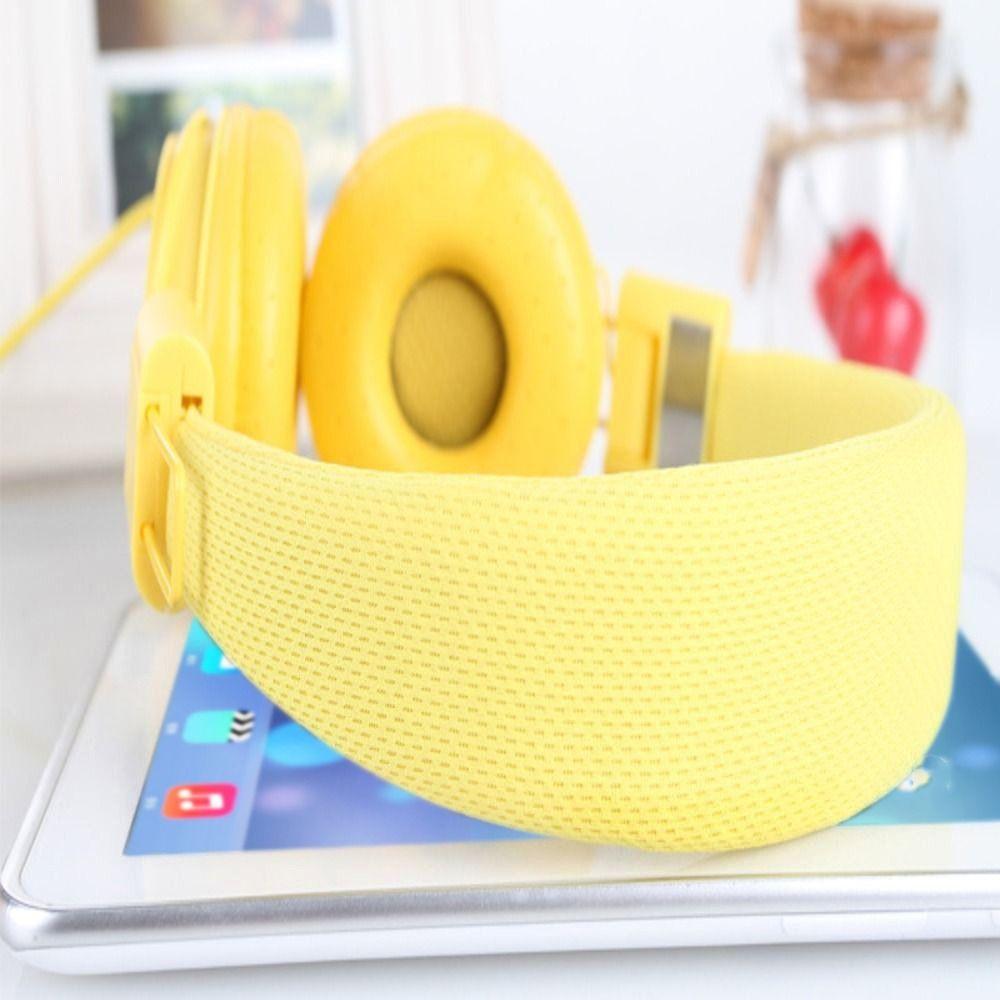 ABS Stylish Headband Earphones 11Colors Headset Earphone New Wired Headphones  for IPad Tablet
