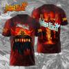 New Popular Band Judas Priest T-Shirts 3D Print Men's Hip Hop Short Sleeve T Shirt Oversized Harajuku Y2k Tops Tees Men Clothing