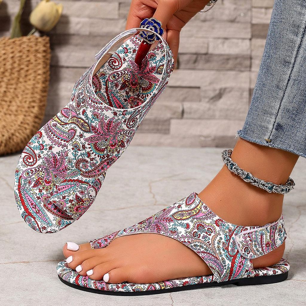 Fashion Women Platform Sandals Big Size Fashion New Printed Roman Style Shoes for Women Comfortable Wedge Sandals Sandalias De Mujer