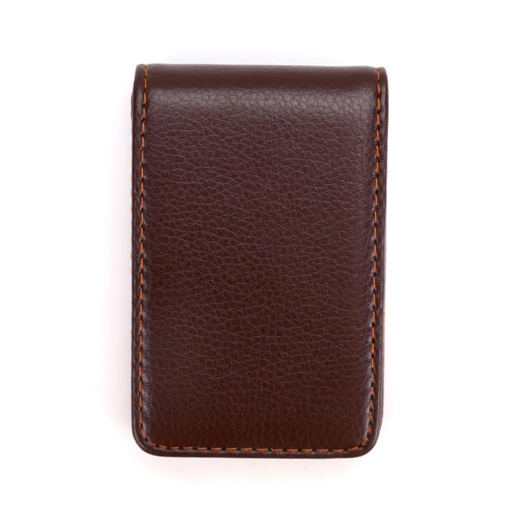 PU Leather Thermal Dye Sublimation Card Case DIY Magnetic Business Card Box  Men Gift
