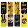 Черный чехол из ТПУ для iPhone 5 5S SE 2020 6 6S 7 8 plus x 10 XR XS 11 12 13 mini pro MAX задняя крышка Шмели