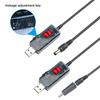 USB 5 В на 9 В/12 В маршрутизатор оптический кабель Cat Boost 5,5*2,1 мм порт постоянного тока 1 Drag 2 оригинальный чип цифровой дисплей ИБП кабель для зарядки