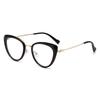 New Myopia Glasses Light-sensitive Color Change Trend Metal Retro High-end Non-face Myopia Glasses 038