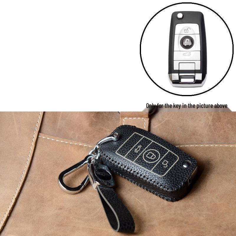 Rolls-Royce Style Cowhide Key Bag for Remote Control Modification