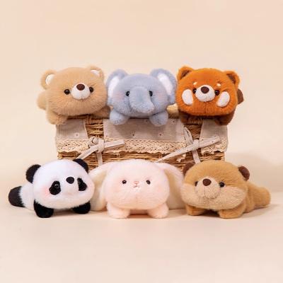 Плюшевая игрушка для ладони, настольная подставка для запястья, кукла, стол с куклой, мышь для запястья, сокровище для запястья