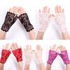 1 Pair Wedding Summer Lace Gloves Women Sun Protection Fingerless Gloves Bride Breathable