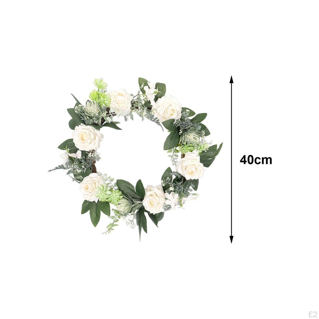 Венок на входную дверь весна лето искусственная гирлянда на свадьбу для праздничной стены