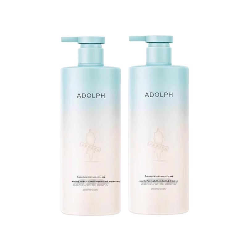 Adolph Plant Fragrance Scalp Oil Control Shampoo Set (2x400ml)