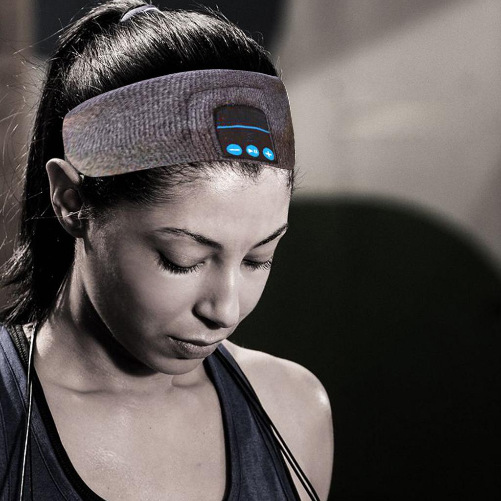 Наушники для сна Беспроводная связь Bluetooth Музыка Спортивная повязка на голову с шумоподавлением сна