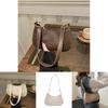 Chic Urban Minimalist Underarm Bag For Women Versatile Fall Fashion In Black Khaki Brown And White Colors