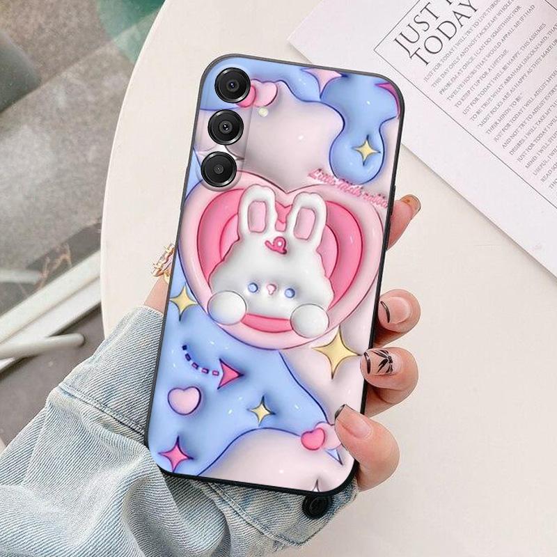 For Samsung Galaxy A16 Phone Case astronaut Silicone Camera Protection Back Cover For Samsung A56 A36 A26 A16 4G 5G Funda Coque