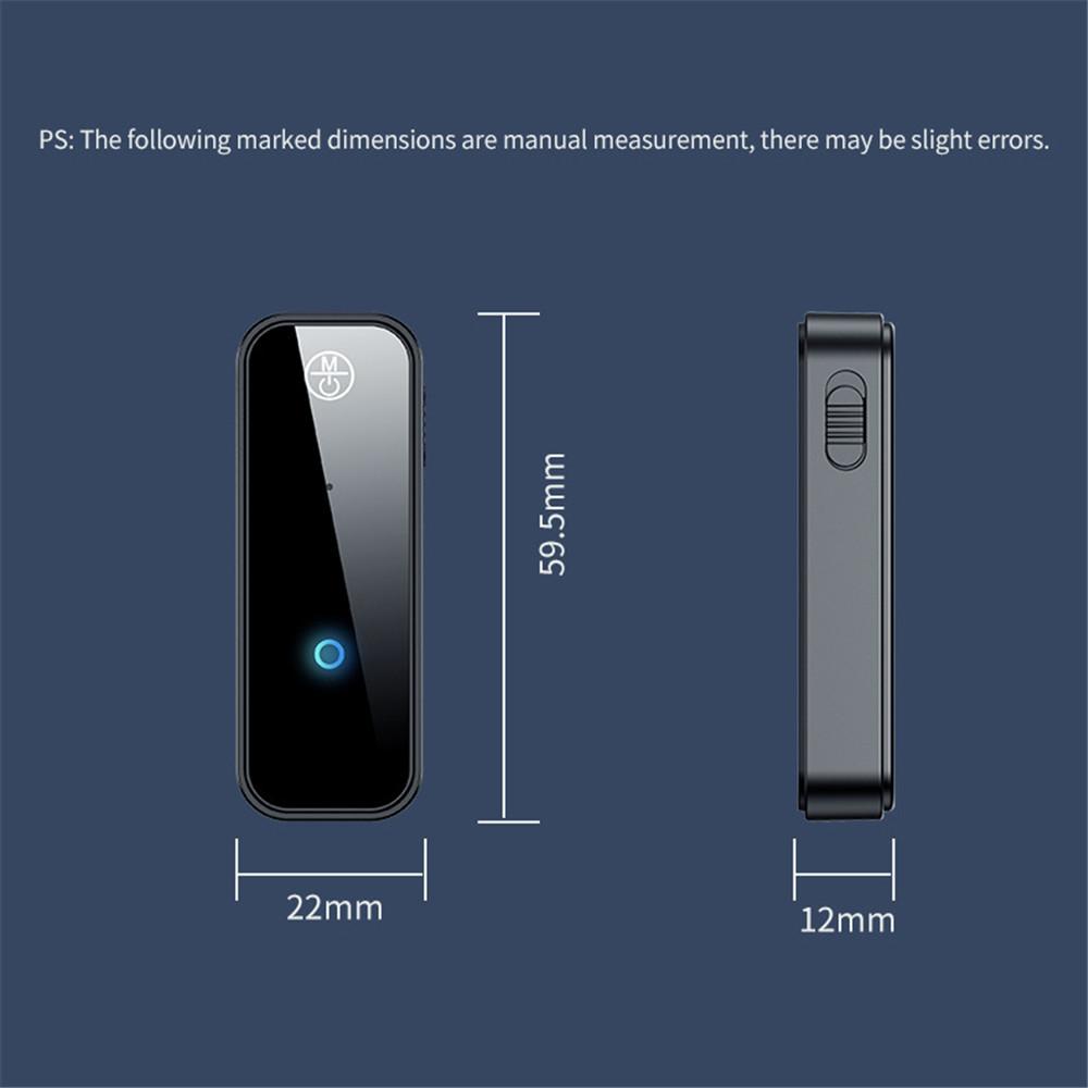 Bluetooth 5.0 Receiver Transmitter Adapter 3.5mm Jack For Car Music Audio Aux A2dp Headphone Reciever Handsfree