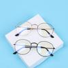 Fashion Vintage Round Eye Protection Ultra Light Frame Anti-Blue Light Eyeglasses Metal Glasses