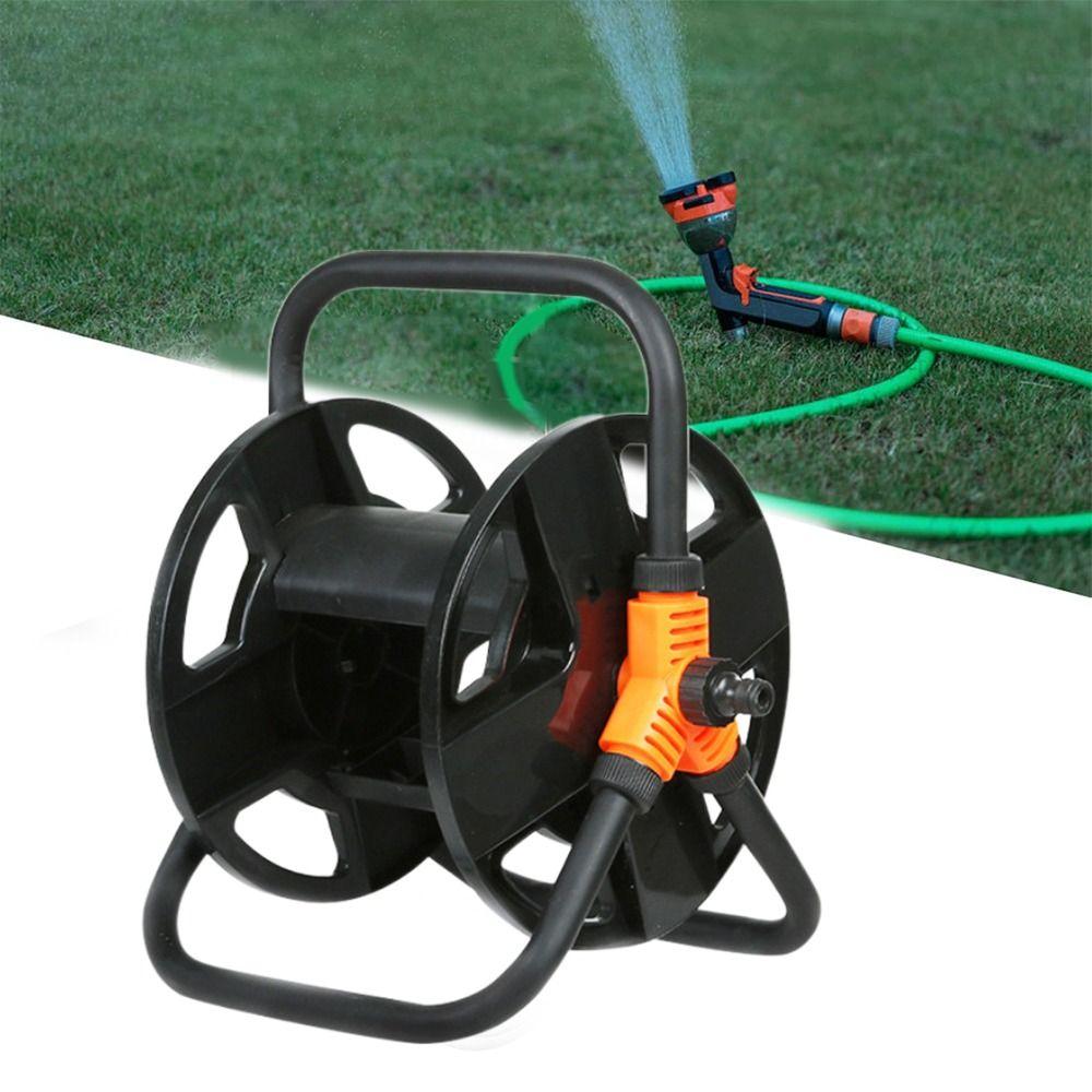 35 метров Водопроводная труба Автомобильный рулон Легко перемещаемая полка для хранения водопроводной трубы для садового шланга Катушка Веревка