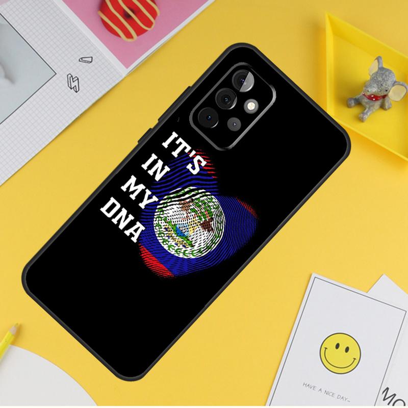 Флаг Белиза для Samsung Galaxy A14 A34 A54 A12 A32 A52 A51 A71 A53 A33 A13 A15 A25 A35 A55 Чехол для телефона