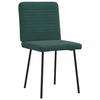 VidaXL Dining Chairs Set of 2 Dark Green Velvet 4101135