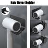 Алюминиевая стойка-органайзер для фена Держатель для фена и выпрямителя Многофункциональные полки для хранения Настенная полка для хранения Держатель для хранения