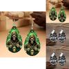 Halloween Themed Horror Skull Pumpkin Pattern Women Earrings For Vintage Halloween Costume