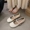 Flat-soled Single Shoes Women's 2025 Spring New French Soft Sole Gentle and Comfortable Good Match Mary Jane Evening Breeze Round Head Single Shoes