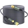 2m USB/Type-C to Square USB Type-B 2 in 1 Printer Cable Braided Printing Connection Cord