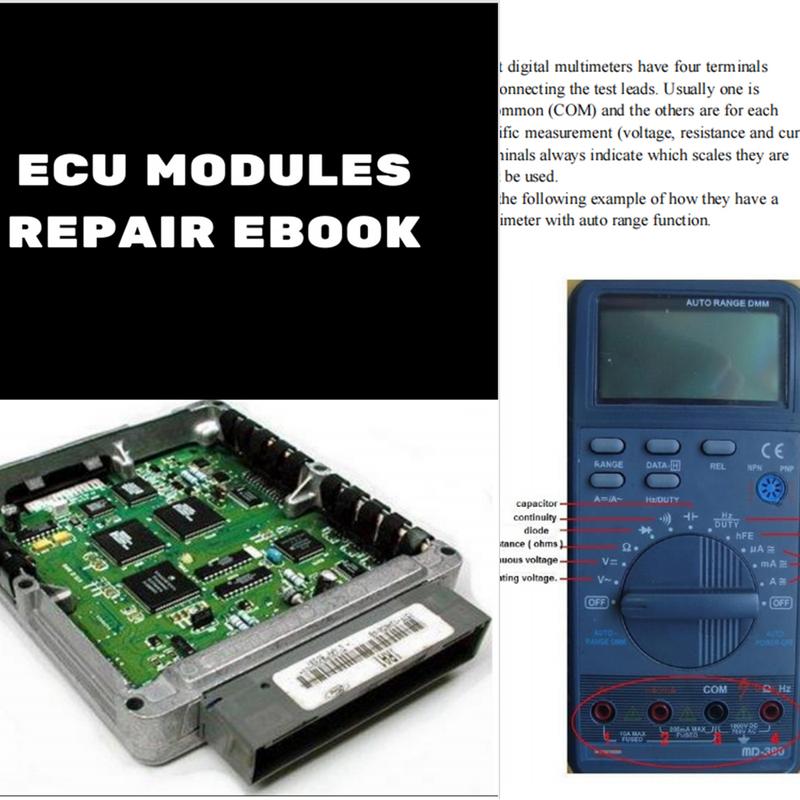 5pcs ECU Repair E-Books Fullset Study Guide PDF File ECU Modules Reprogramming Course for Workshop Car Truck Diagnostic Helper