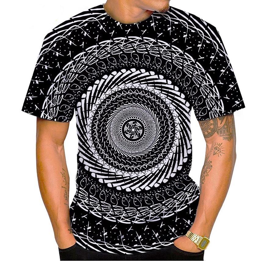 New Vertigo Fashion 3d Print Men Casual Hip-hop Cool T-shirt Vertigo Hypnotic Unisxe Funny Short-sleeve T-shirt Male/female Top