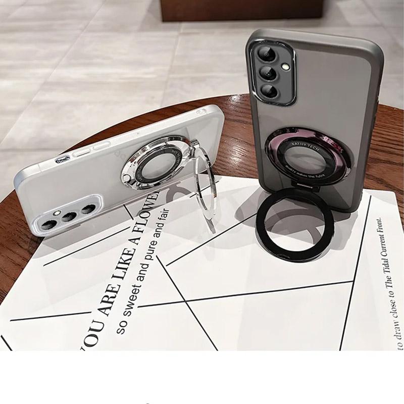 Magnetic Ring Bracket Holder Phone Case for Infinix Note 40 Pro Hot 40 40i 30i 20 Pro 12 11 10 9 Play Zero 30 Transparent Cover