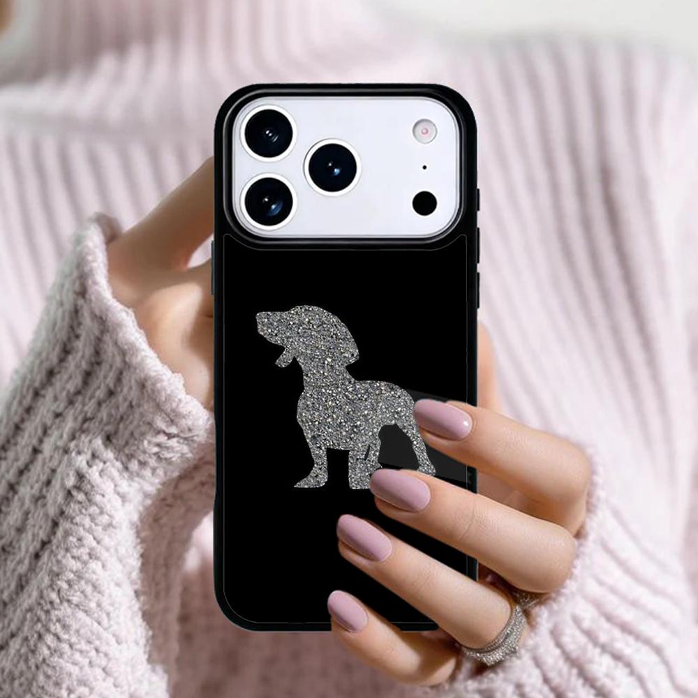 Чехол для телефона Dachshund Sausage Dog Love для Apple iPhone 17 Air 16E 15 14 Plus 13 12 11 Pro Max Mini Funda Cover