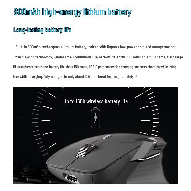 Rapoo MT760 Multi-mode Wireless Mouse