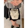 Niche Fashion Women's Small Satchel 2025 New Diamond Chain Bag Simple and Versatile Messenger Bucket Bag