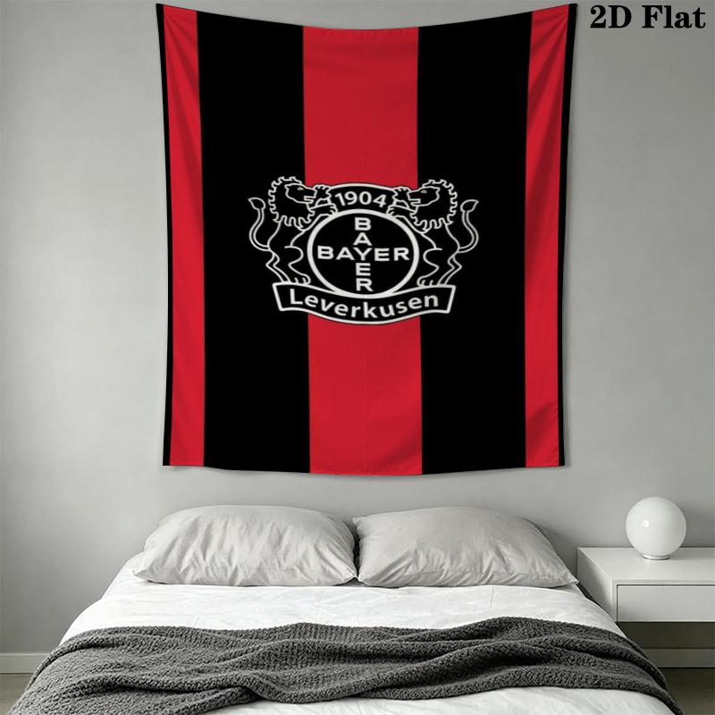 Bayer 04 Leverkusen Wall Tapestry Aesthetic Wall Hanging Printed Fabric Blanket Decorative Tapestries for Bedroom Living Room Home Decor