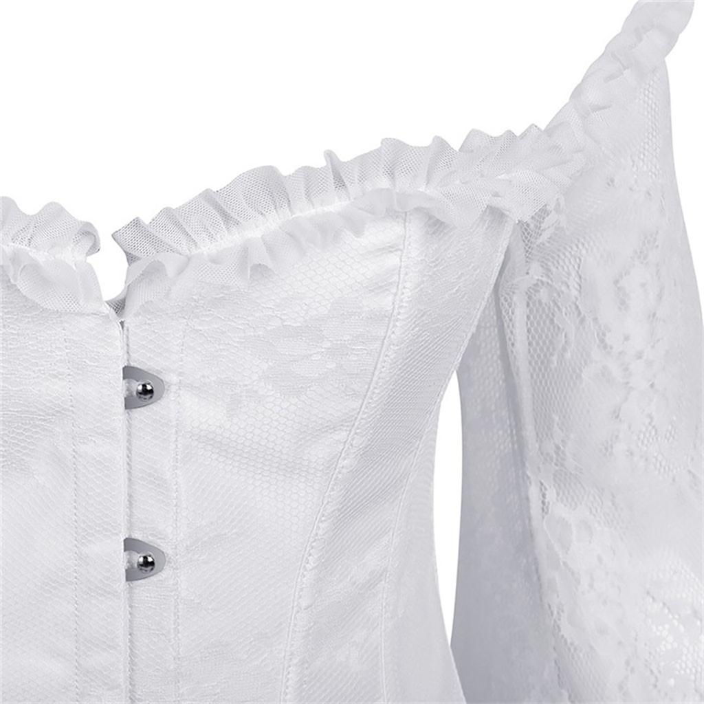 Women Steampunk Leather Zipper Goth Steel Vintage Top Steampunk Bustiers Corsets