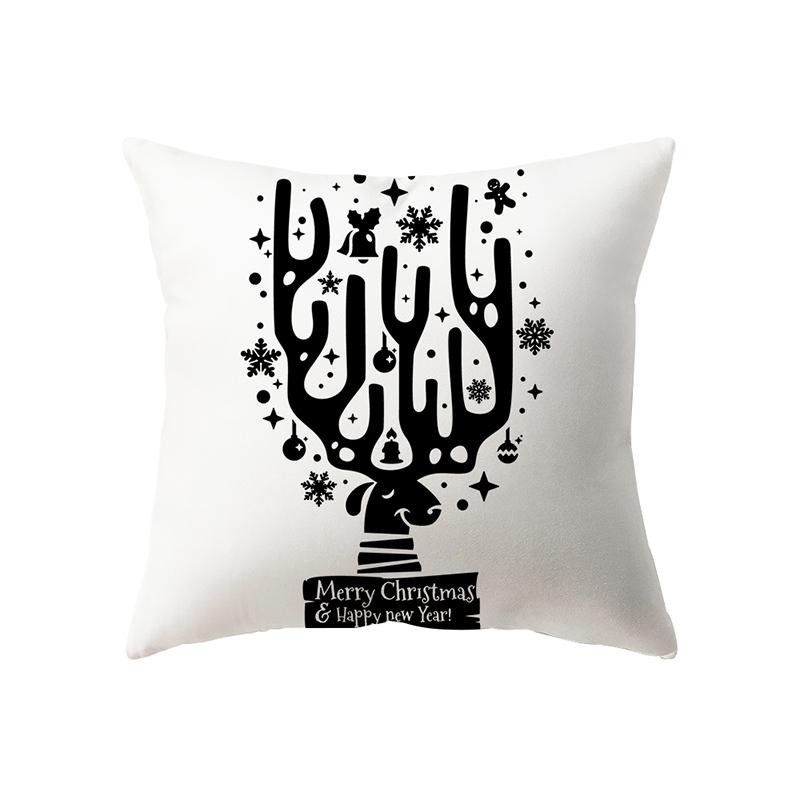 Рождественская тема Рождественские украшения с принтом наволочка для дома, гостиной, украшения дивана, подушка, наволочка