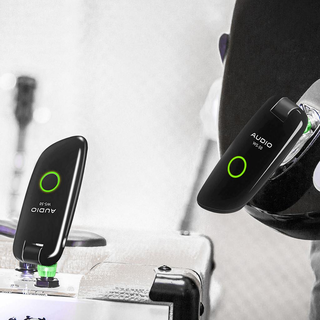 Цифровая беспроводная гитарная система SWIFF WS-50 UHF (Передатчик + Приемник) Дальность передачи 50 м