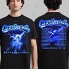 Футболка The Offspring Supercharged 2026 Tour с графическим изображением скелета