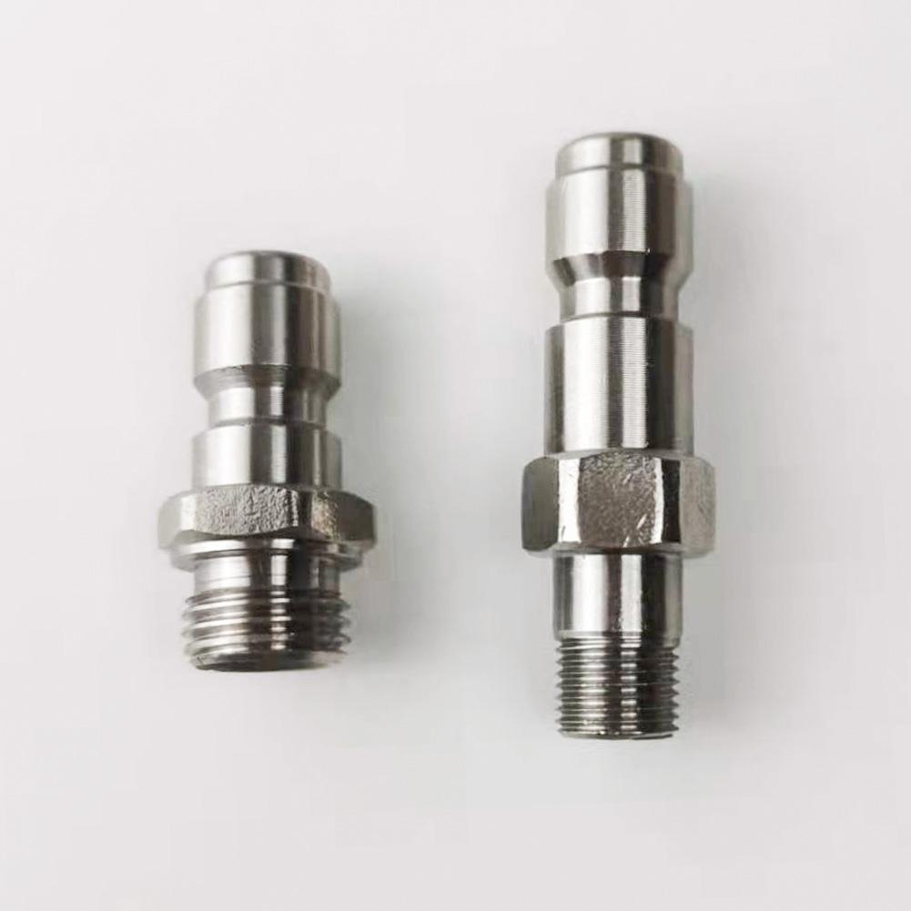 Насадка для пенного пистолета + G1/4 Male/+ G1/8 Male Мойка высокого давления 1/4 Быстроразъемный штуцер Штуцер для быстроразъемного соединения Аксессуары для автомойки