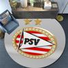 PSV Eindhoven Round Area Rug,Carpet Rug for Living Room Bedroom Sofa Playroom Decor,Non-slip Floor Mat