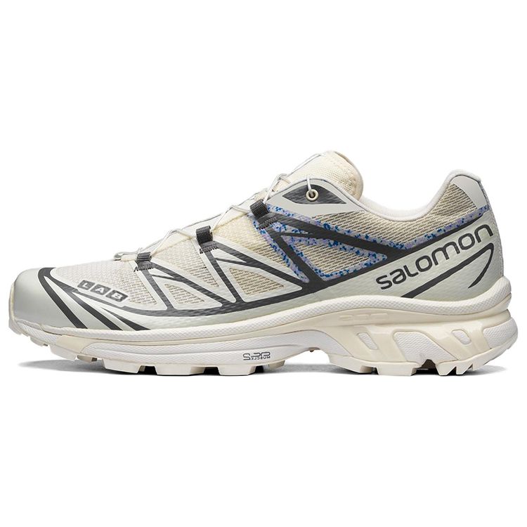 SALOMON XT-6 Mindful Comfortable Fabric Shock Absorption Slip Resistant Durable Lightweight Low Top Casual Running Shoes Unisex Sneaker Vanilla 416617