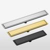 304 Stainless Steel Rectangular Floor Drain Removable Cover Deodorant Drainage  Shower