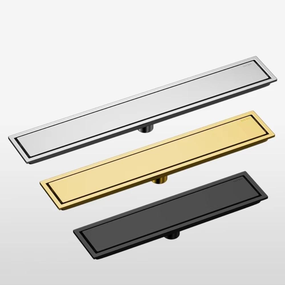 304 Stainless Steel Rectangular Floor Drain Removable Cover Deodorant Drainage  Shower