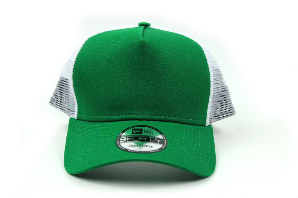 NEW ERA Snapback Trucker Mesh Cap (KELLY/WHITE)